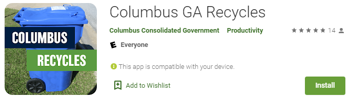 Columbus Recycles App Picture Columbus Recycles App Picture